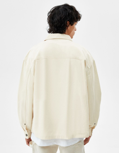 Baumwolljacke mit Reißverschluss